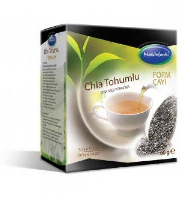 Chia Tohumlu Çay (Süzen Poşet 40 lı) 60 Gr.